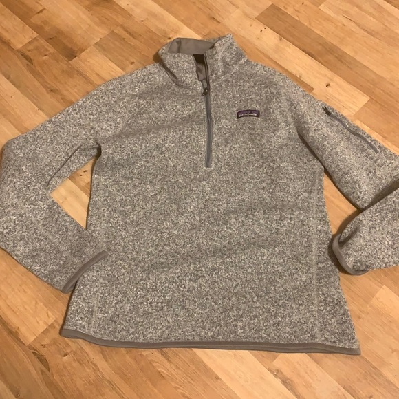 Patagonia fleece 3/4 zip grey sz xs - Picture 1 of 7